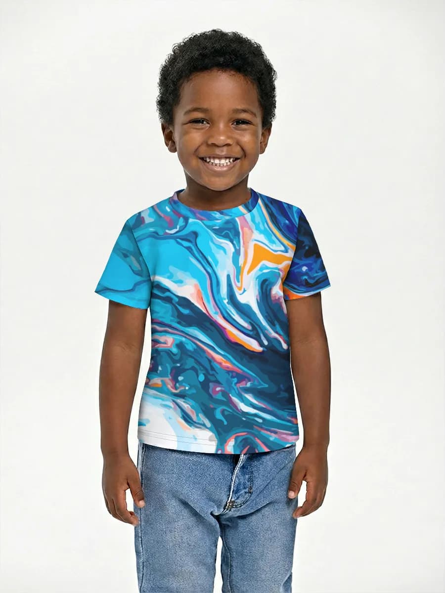 Children's cotton T-shirt (for boys. Copy)