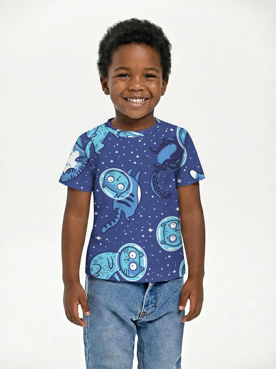 Children's cotton T-shirt (for boys. Copy)