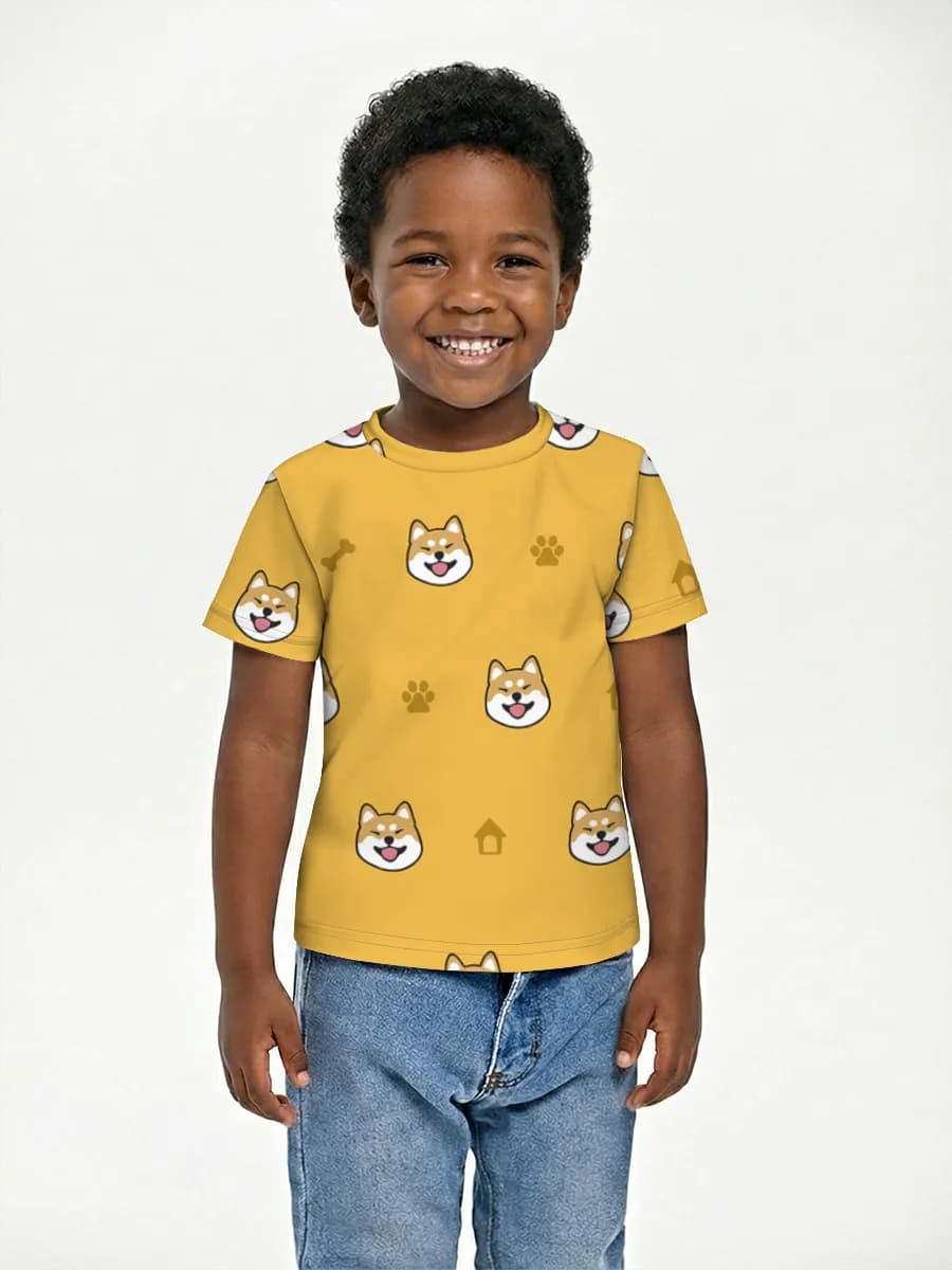 Children's cotton T-shirt (for boys. Copy)