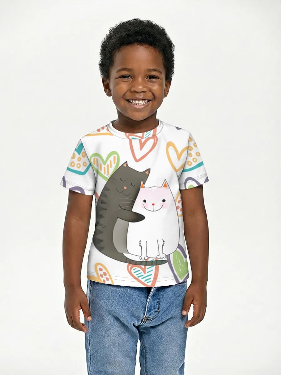 Children's cotton T-shirt (for boys. Copy)