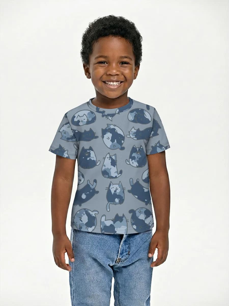 Children's cotton T-shirt (for boys. Copy)
