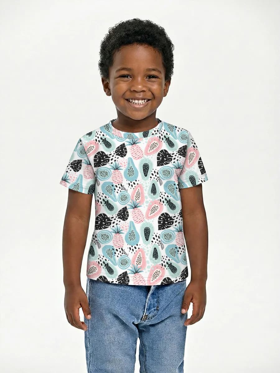 Children's cotton T-shirt (for boys. Copy)