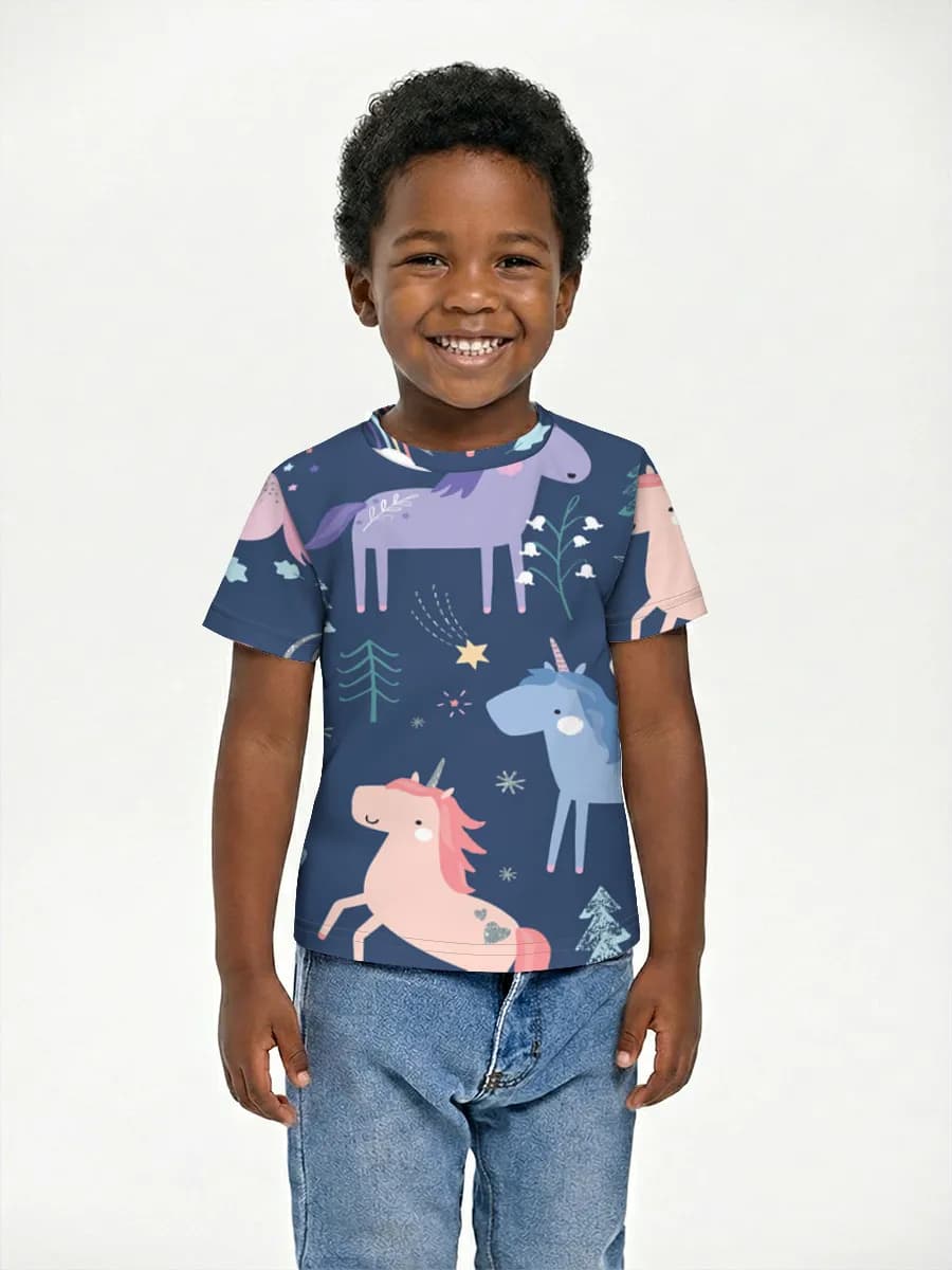 Children's cotton T-shirt (for boys. Copy)