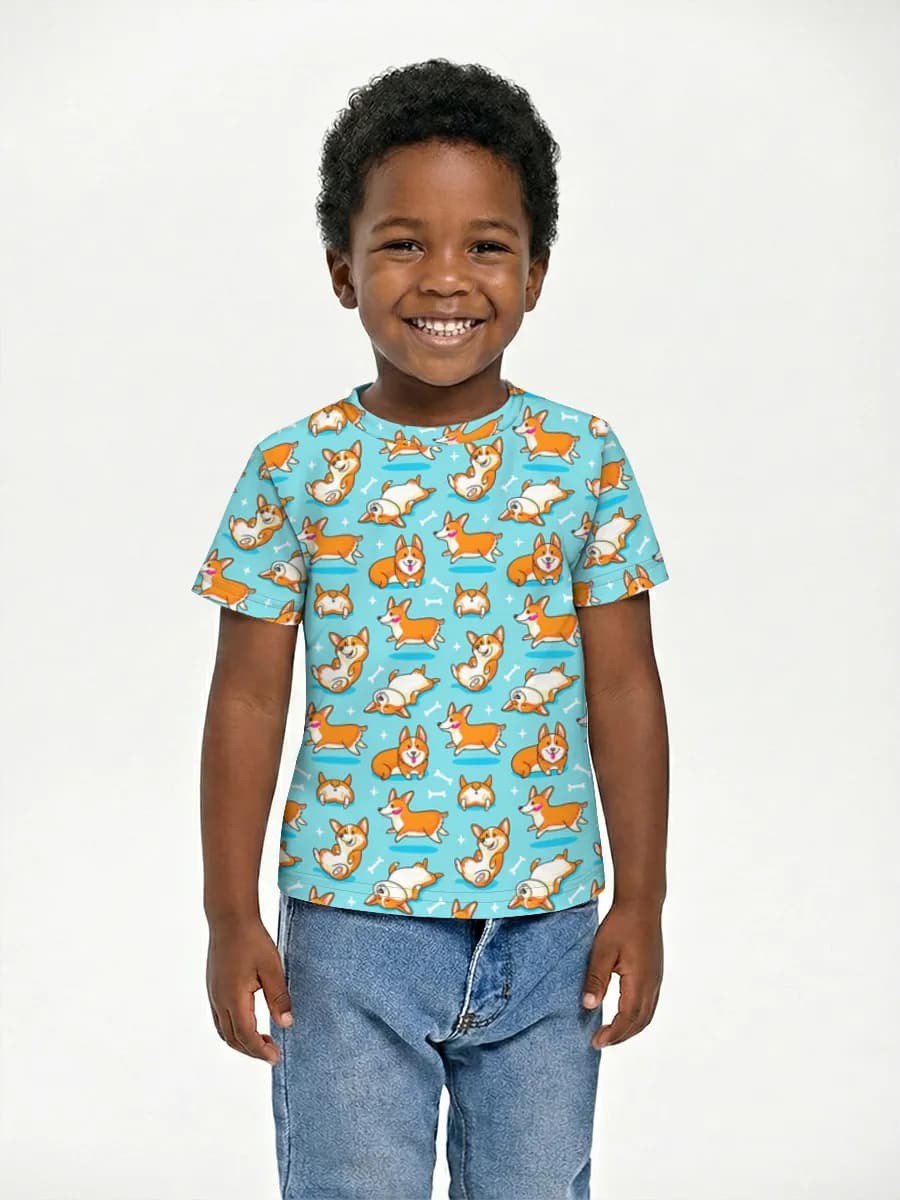 Children's cotton T-shirt (for boys. Copy)