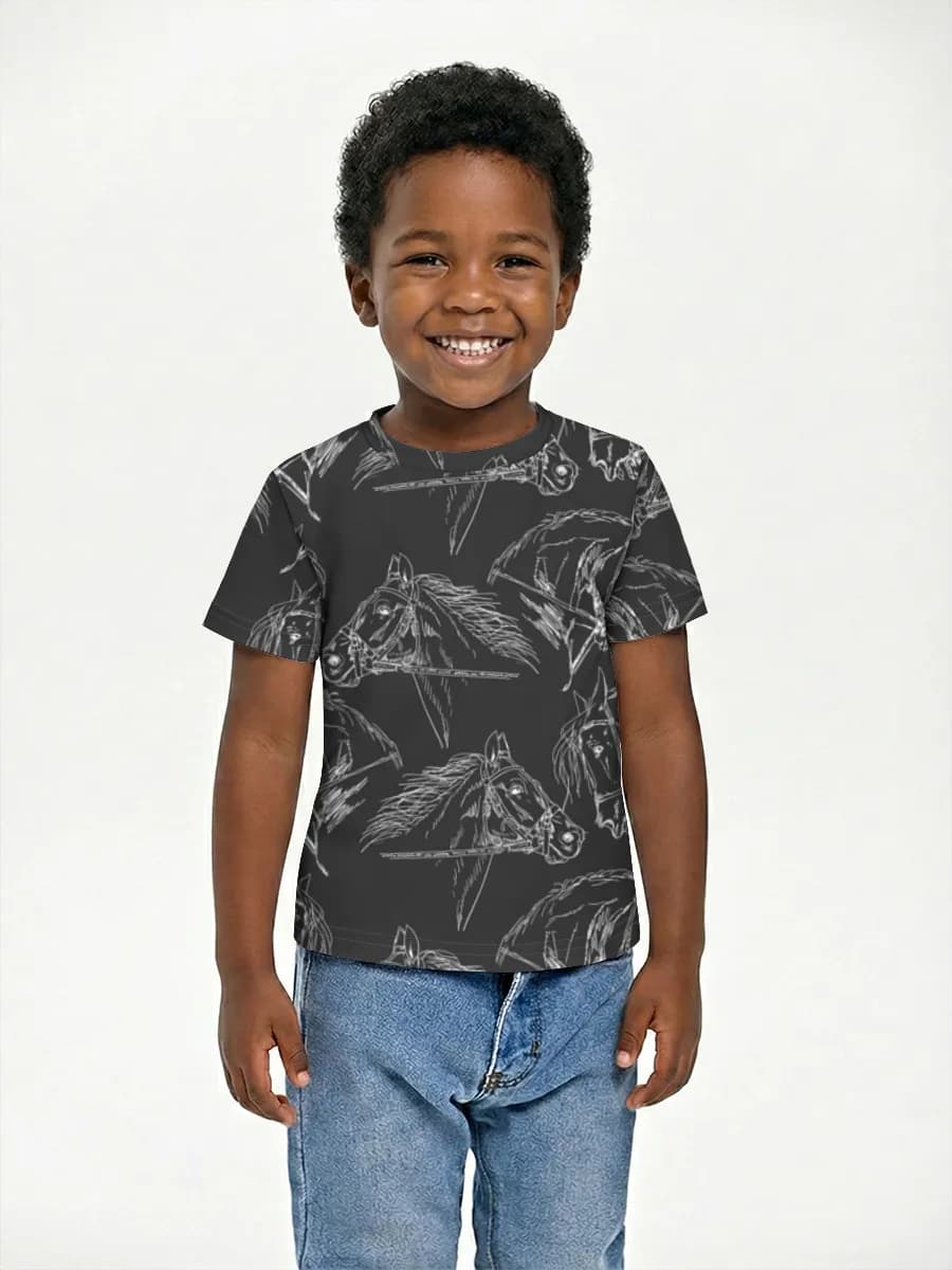 Children's cotton T-shirt (for boys. Copy)