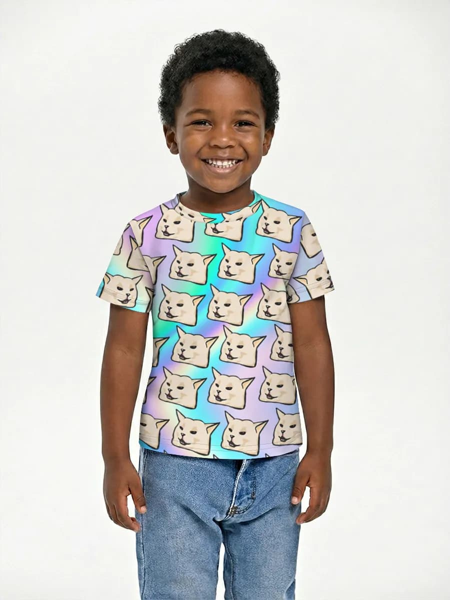 Children's cotton T-shirt (for boys. Copy)