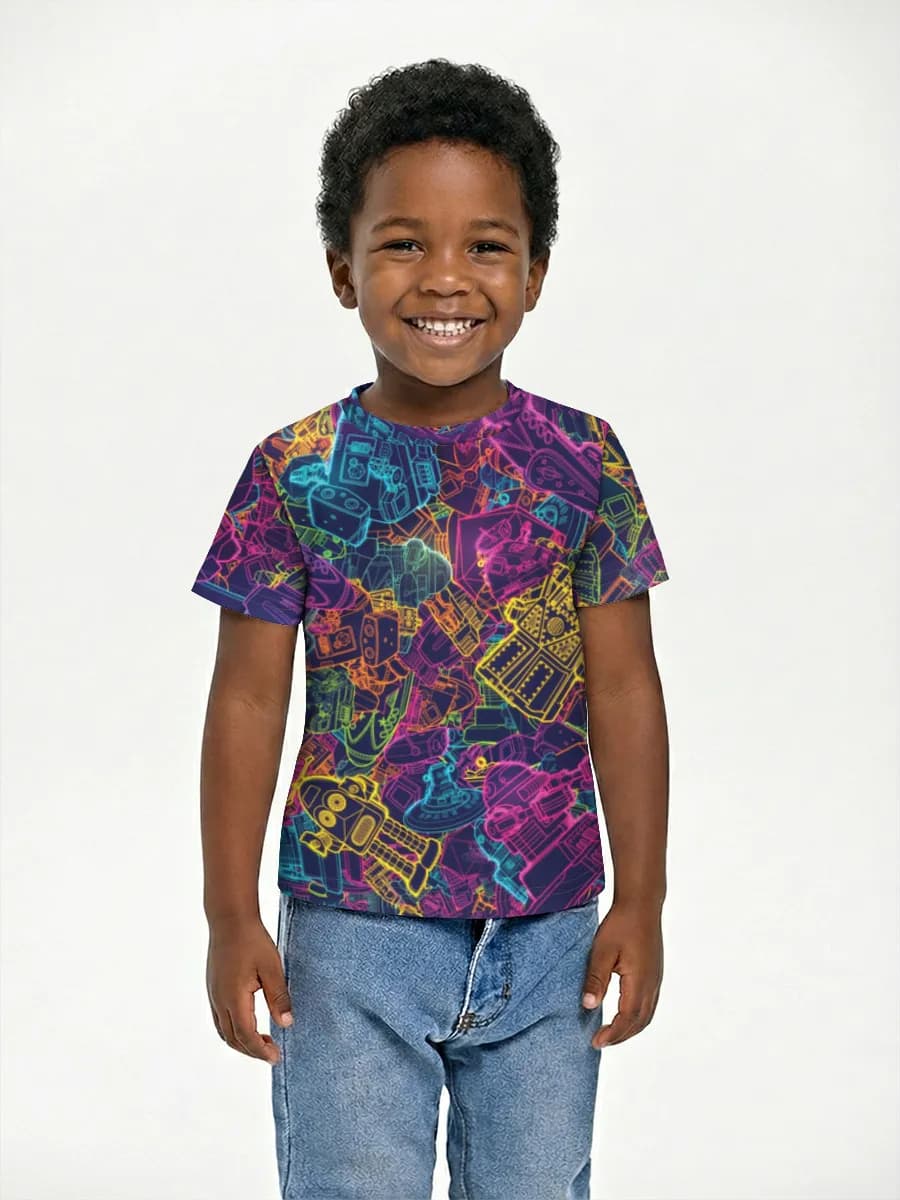 Children's cotton T-shirt (for boys. Copy)