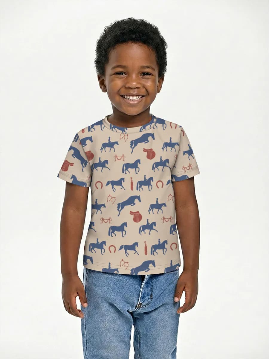 Children's cotton T-shirt (for boys. Copy)