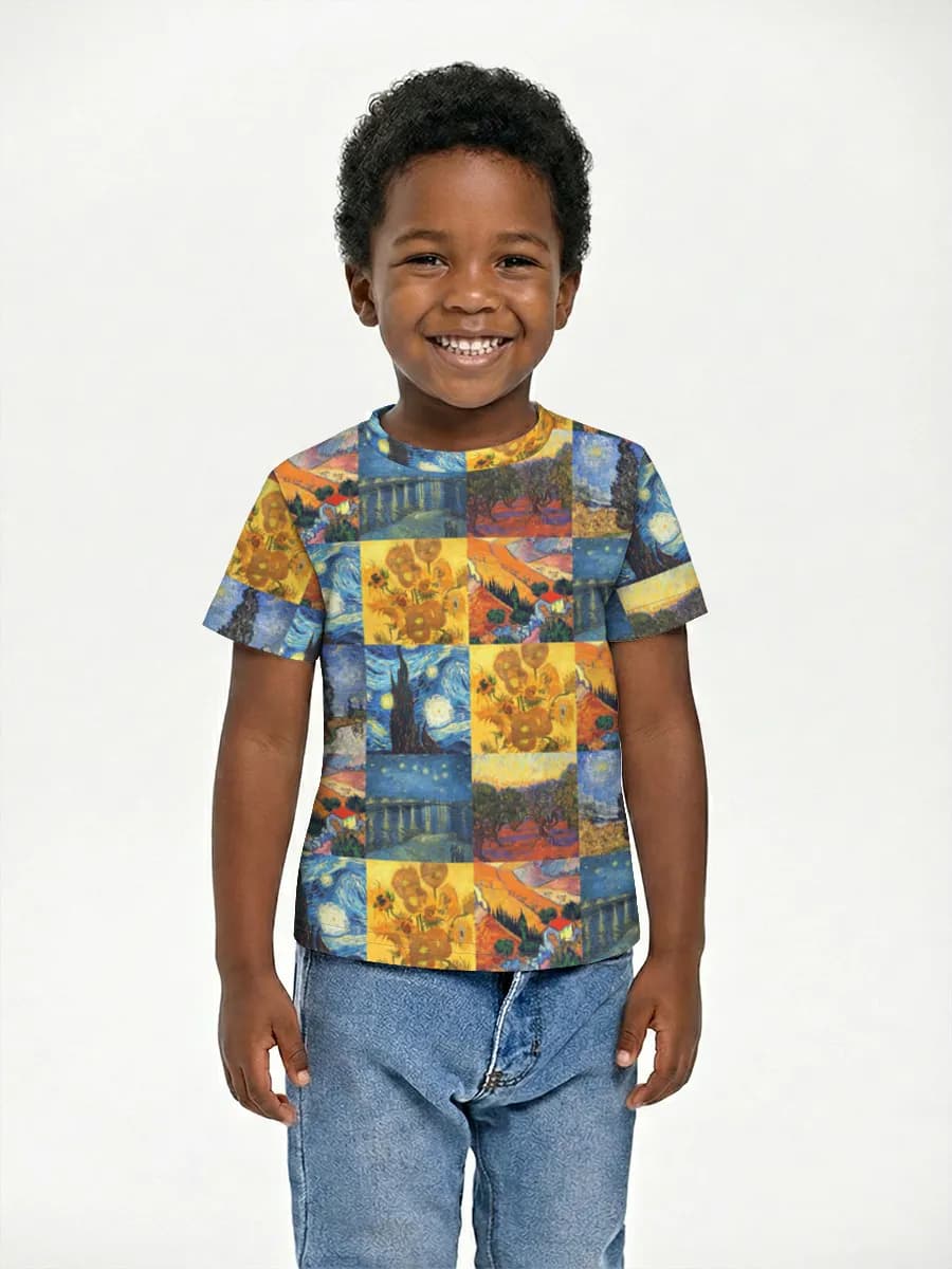Children's cotton T-shirt (for boys. Copy)