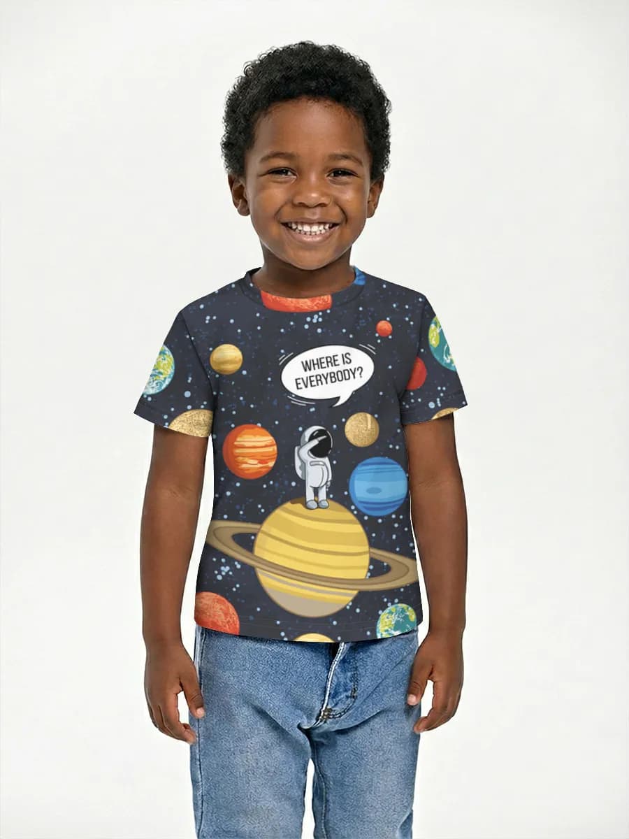 Children's cotton T-shirt (for boys. Copy)