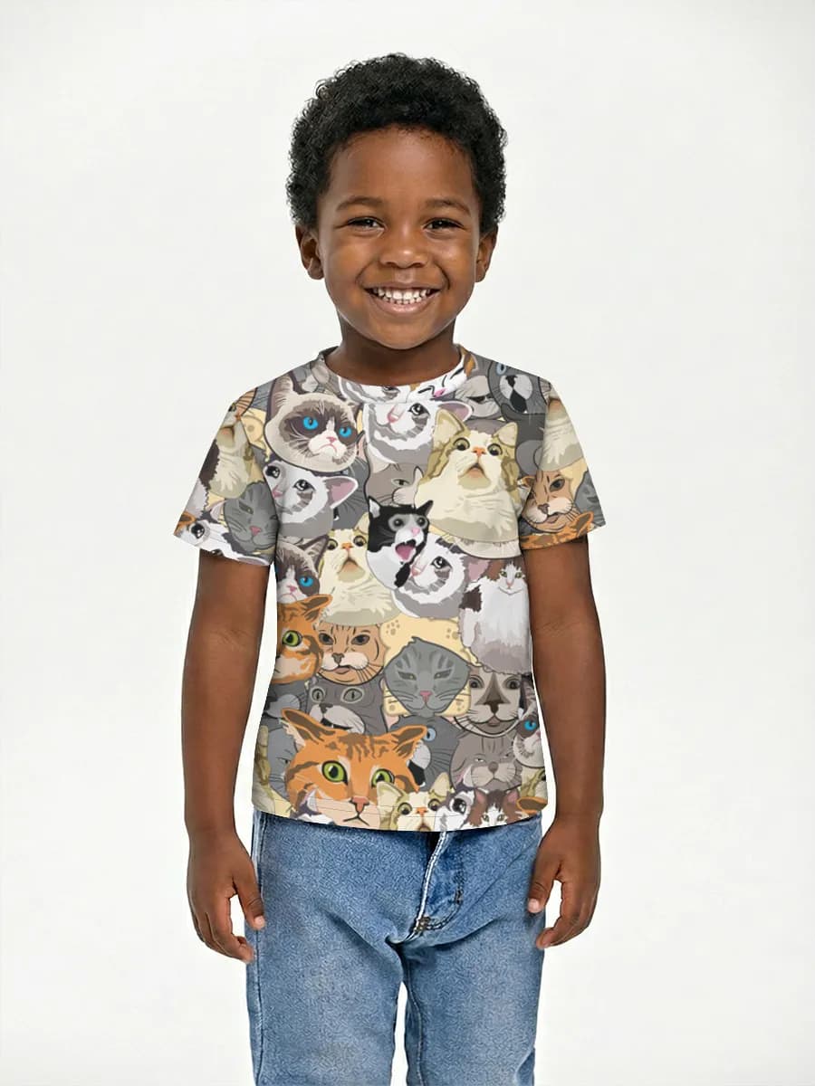 Children's cotton T-shirt (for boys. Copy)