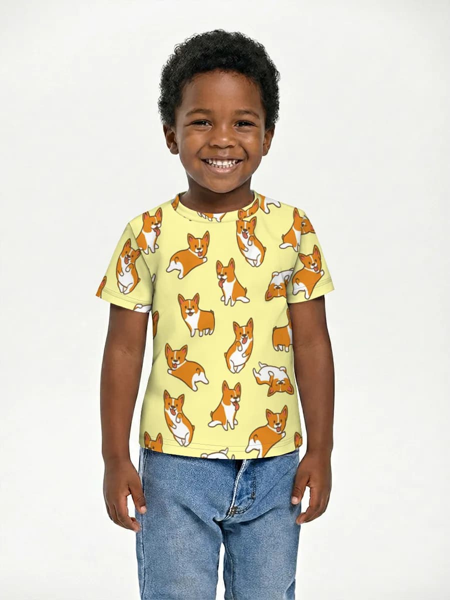 Children's cotton T-shirt (for boys. Copy)