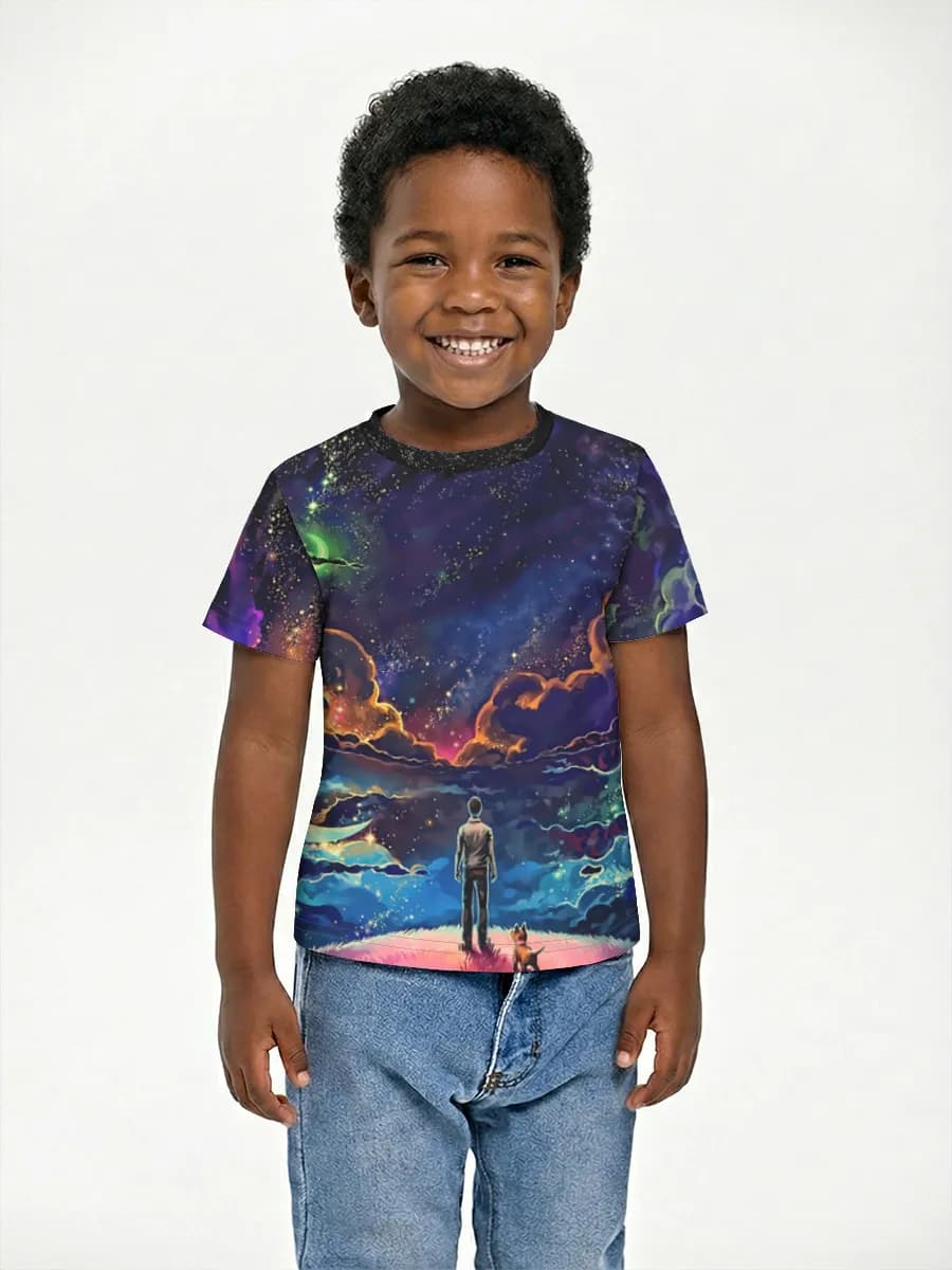 Children's cotton T-shirt (for boys. Copy)