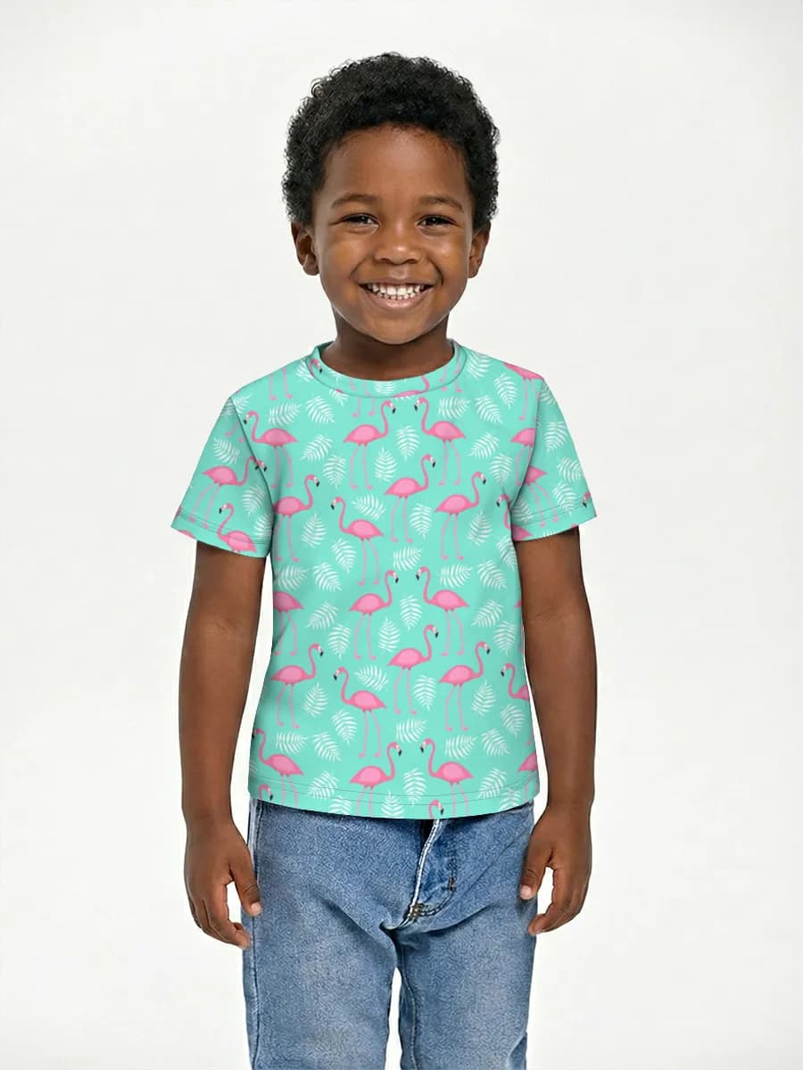 Tropical Pink Flamingos