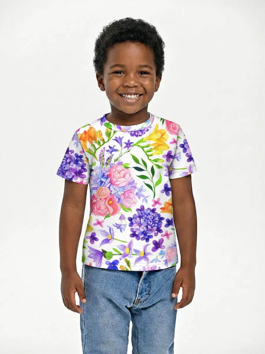 Children's cotton T-shirt (for boys. Copy)
