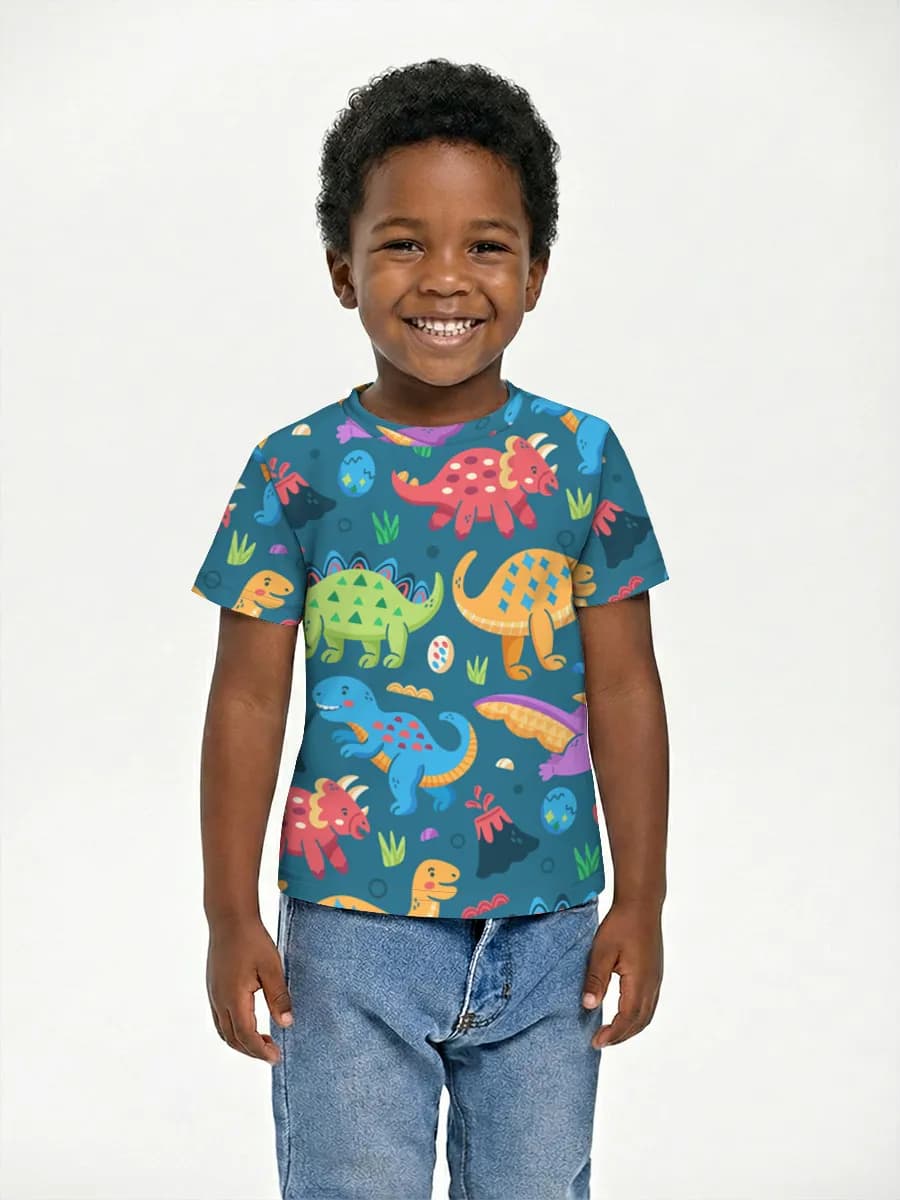 Children's cotton T-shirt (for boys. Copy)
