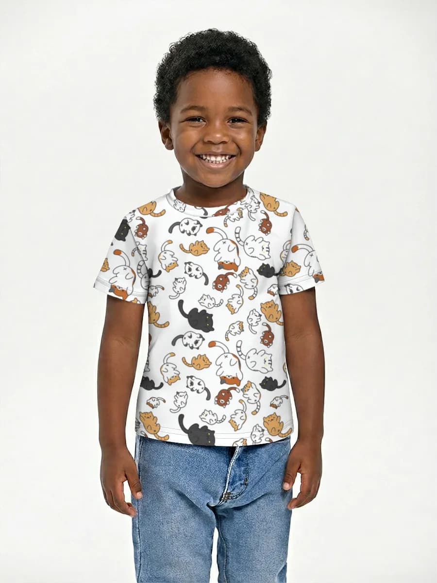 Children's cotton T-shirt (for boys. Copy)