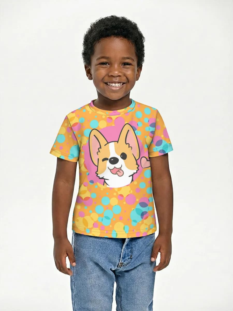 Children's cotton T-shirt (for boys. Copy)