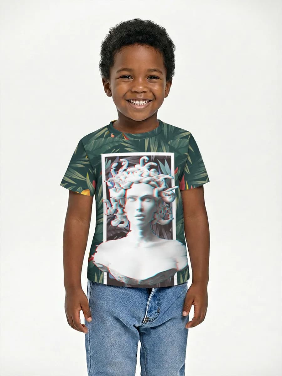 Children's cotton T-shirt (for boys. Copy)