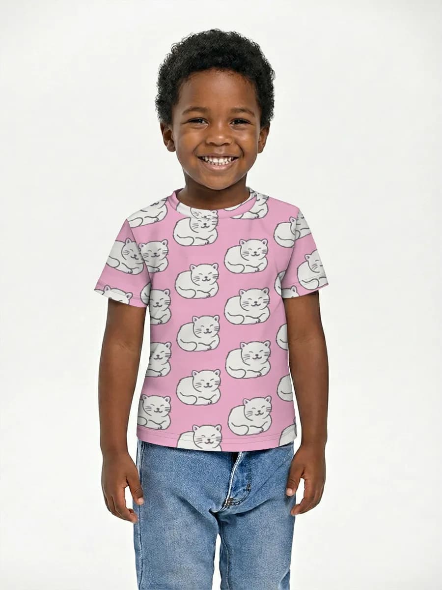 Children's cotton T-shirt (for boys. Copy)