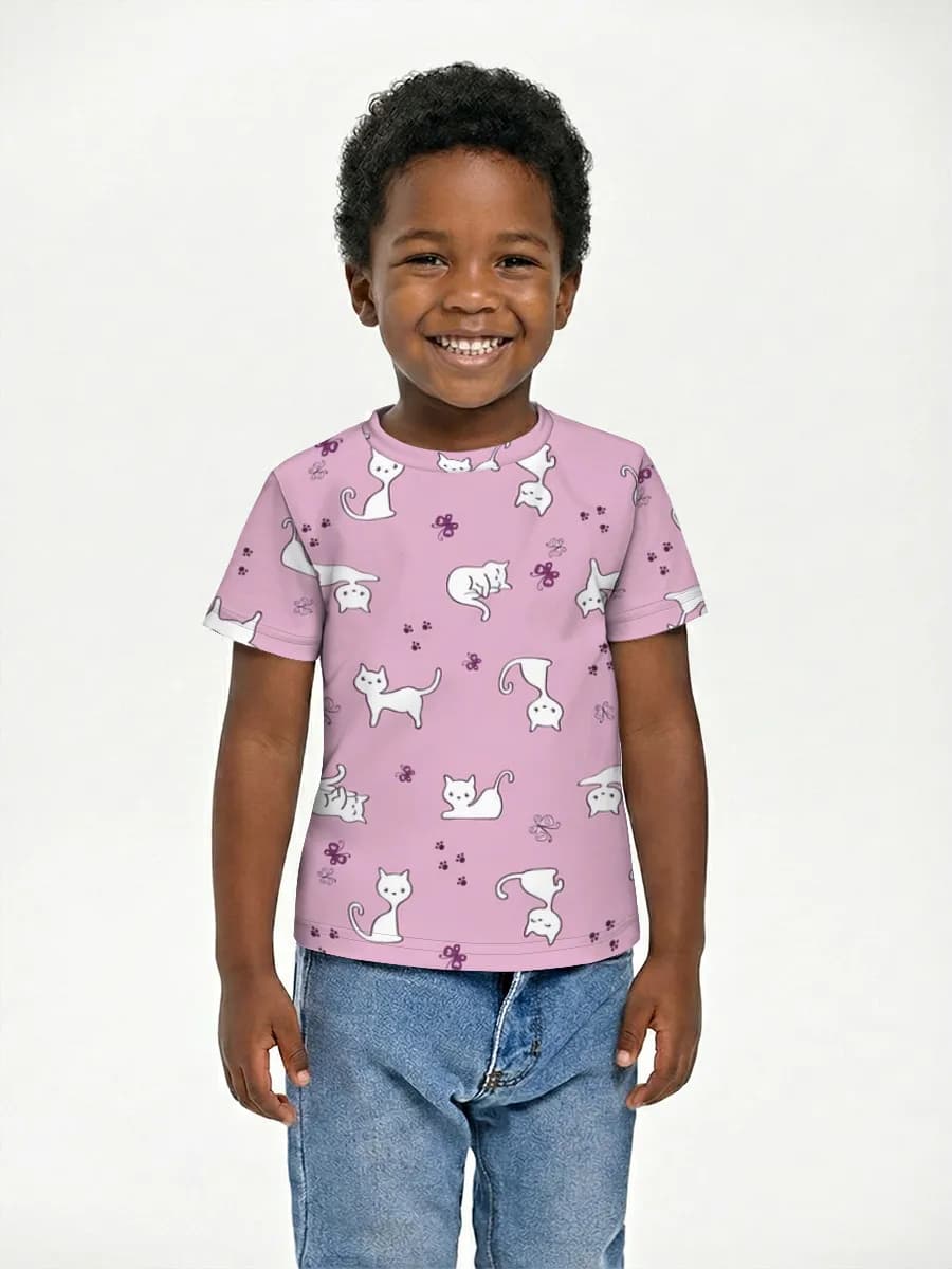 Children's cotton T-shirt (for boys. Copy)