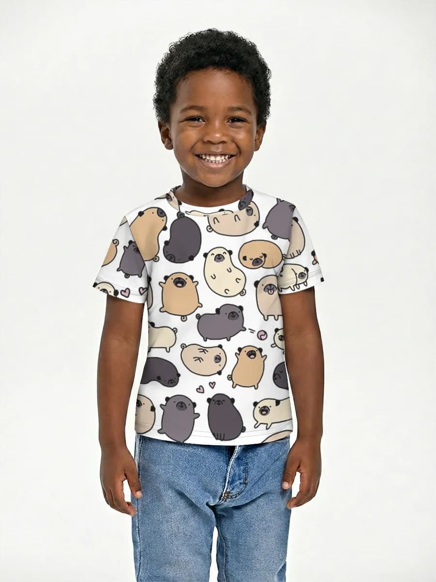 Children's cotton T-shirt (for boys. Copy)