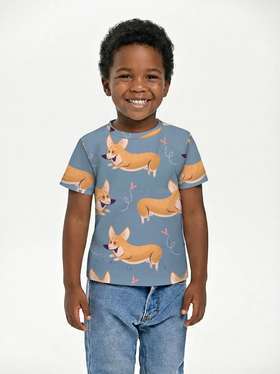 Children's cotton T-shirt (for boys. Copy)