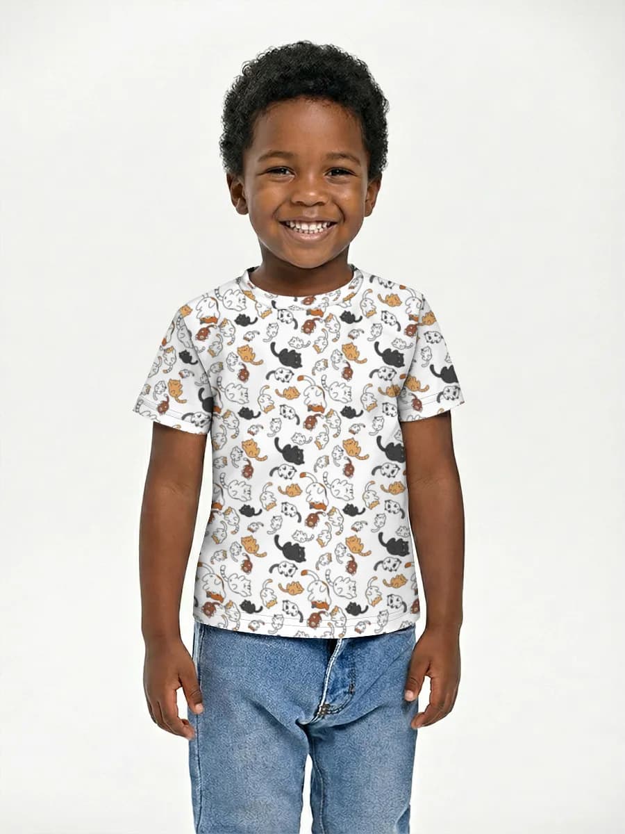 Children's cotton T-shirt (for boys. Copy)