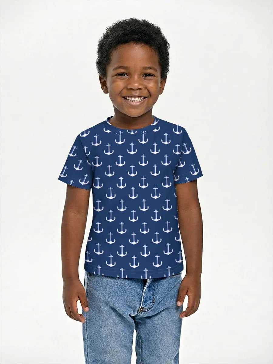 Children's cotton T-shirt (for boys. Copy)