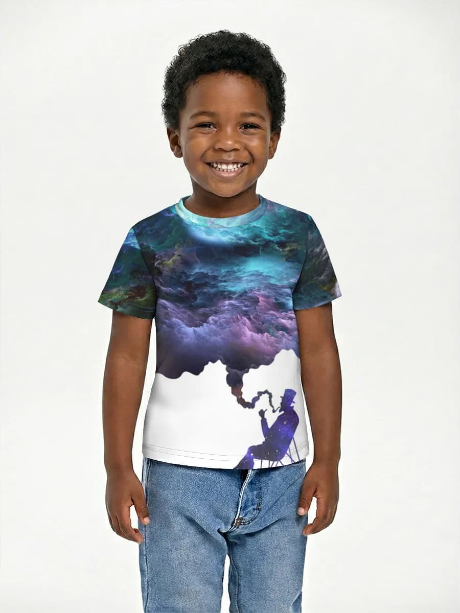 Children's cotton T-shirt (for boys. Copy)