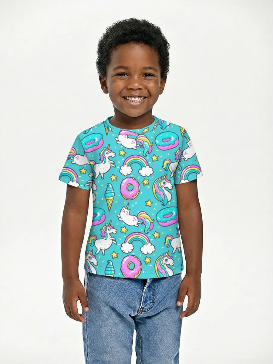 Children's cotton T-shirt (for boys. Copy)