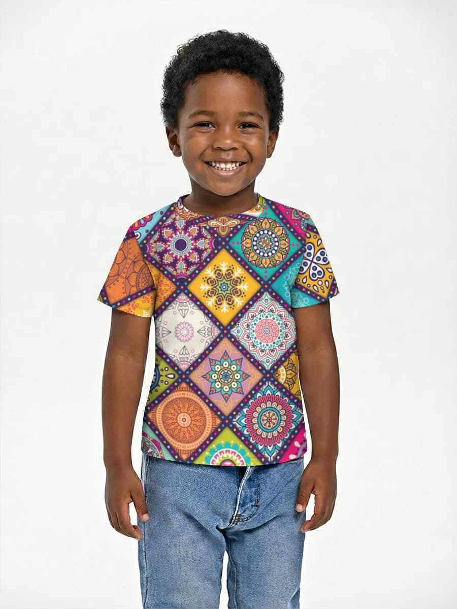 Children's cotton T-shirt (for boys. Copy)