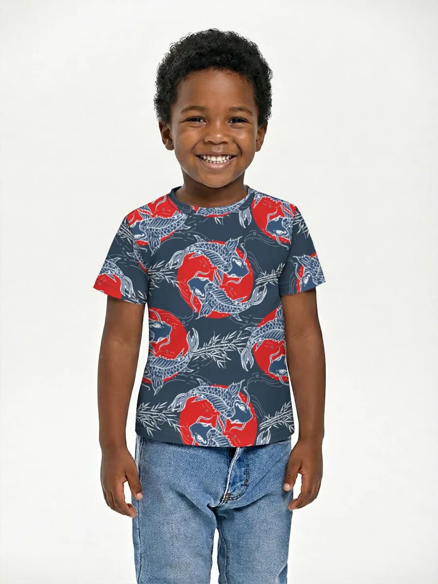 Children's cotton T-shirt (for boys. Copy)