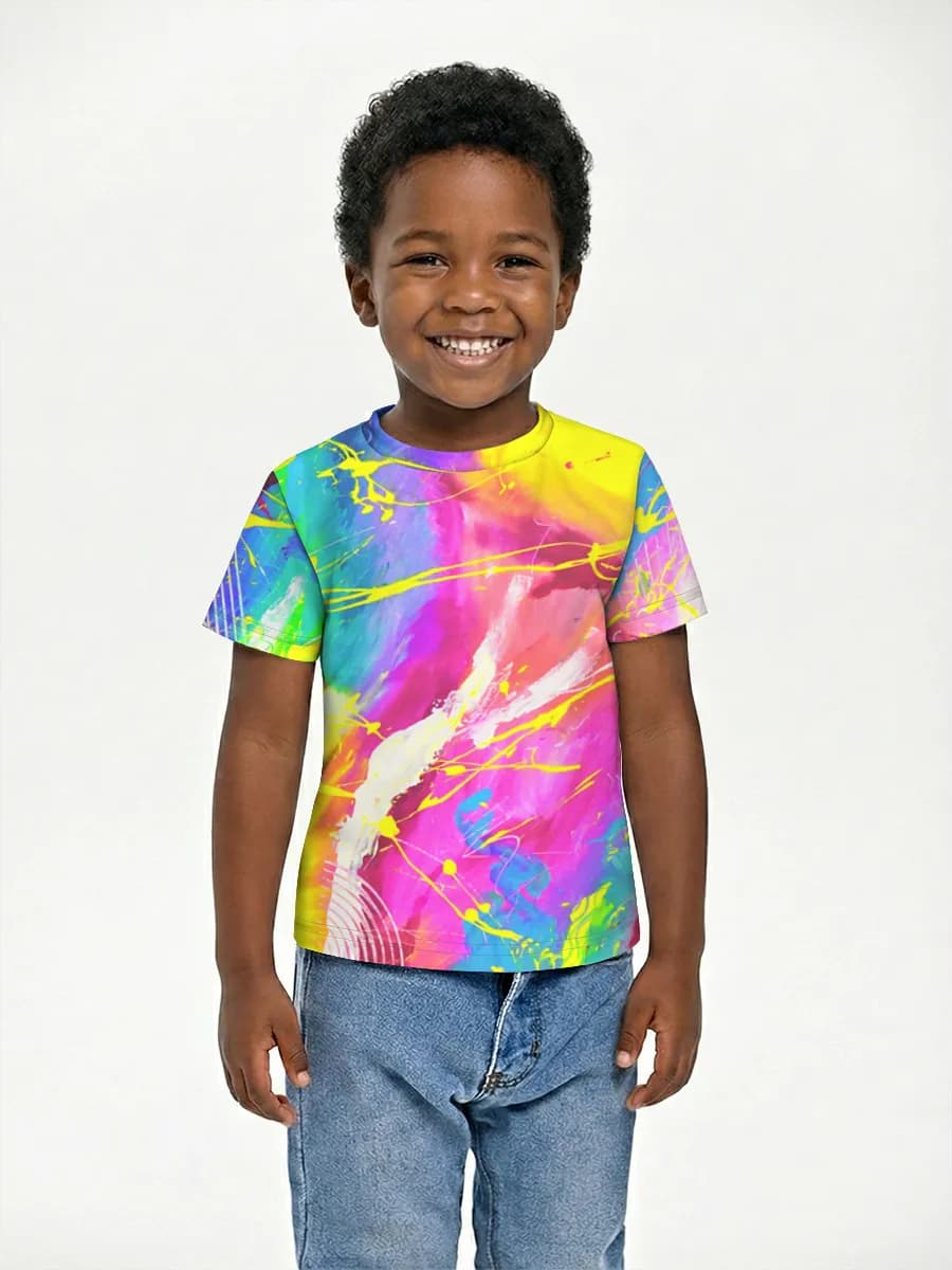 Children's cotton T-shirt (for boys. Copy)