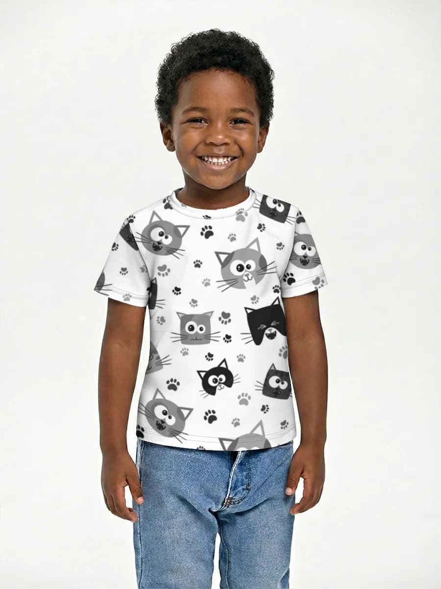 Children's cotton T-shirt (for boys. Copy)