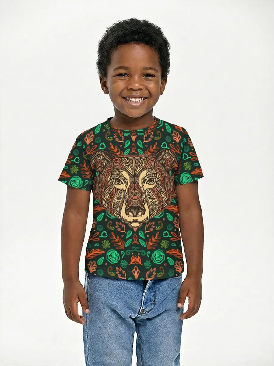 Children's cotton T-shirt (for boys. Copy)