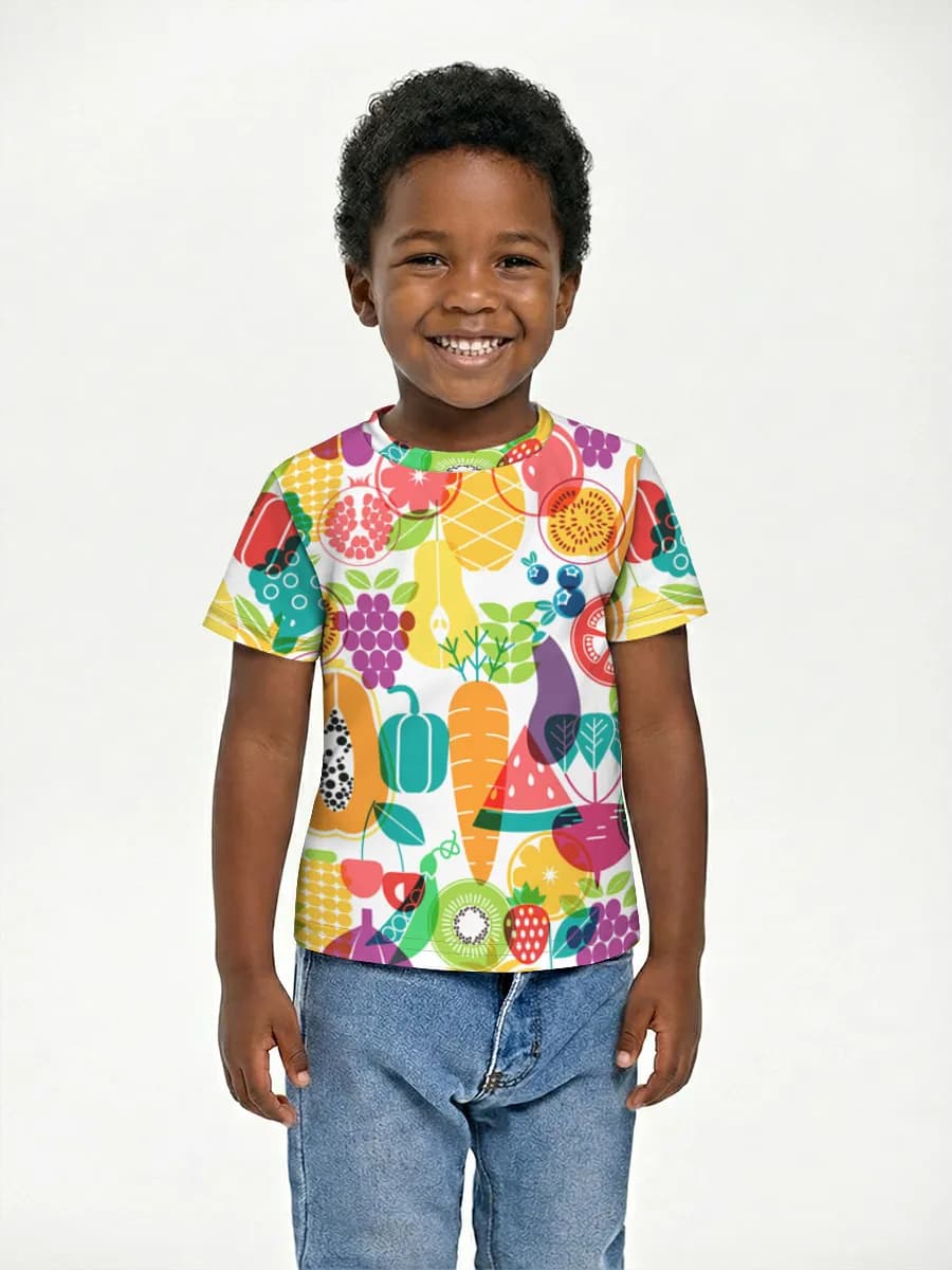 Children's cotton T-shirt (for boys. Copy)