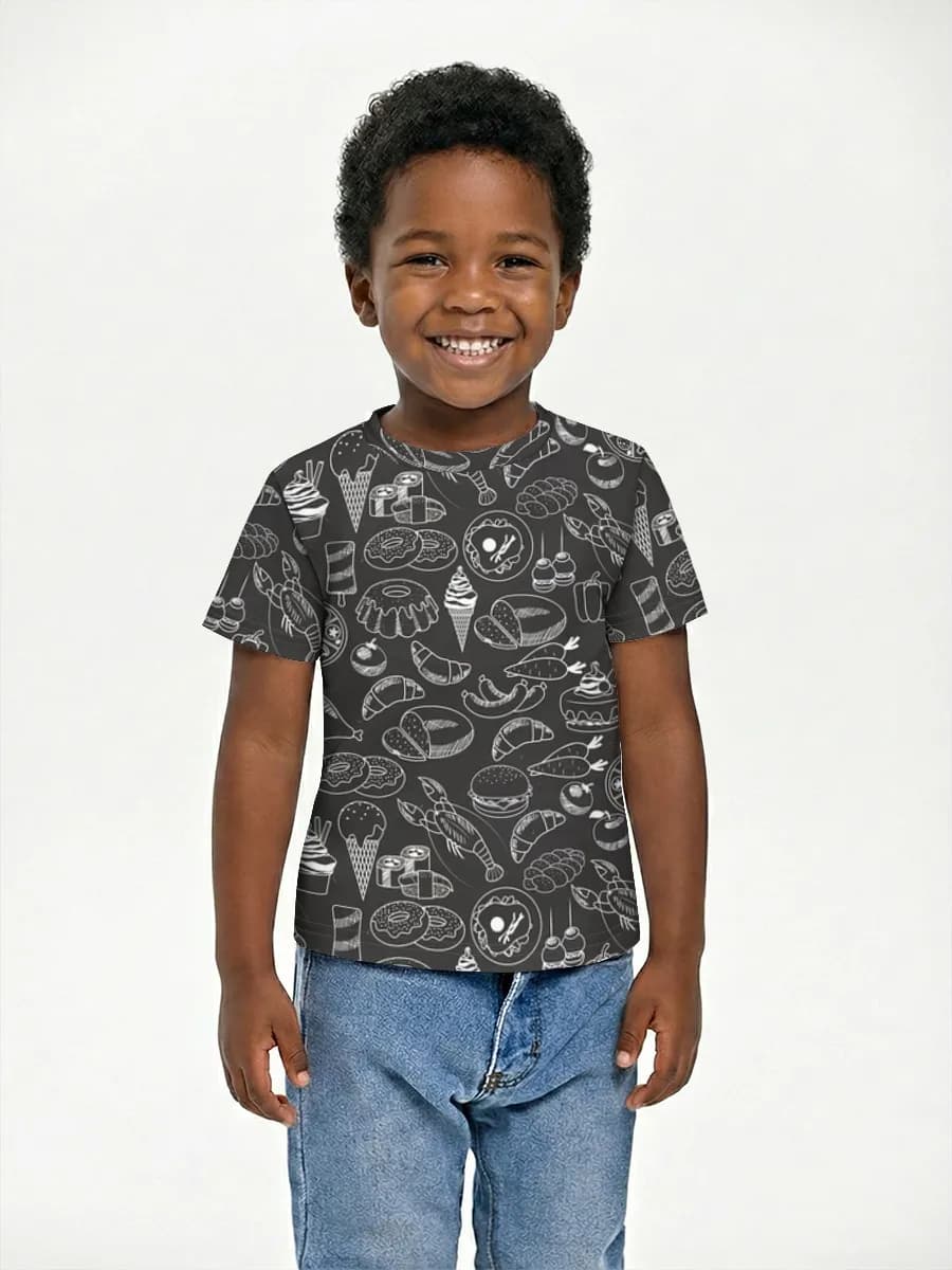 Children's cotton T-shirt (for boys. Copy)