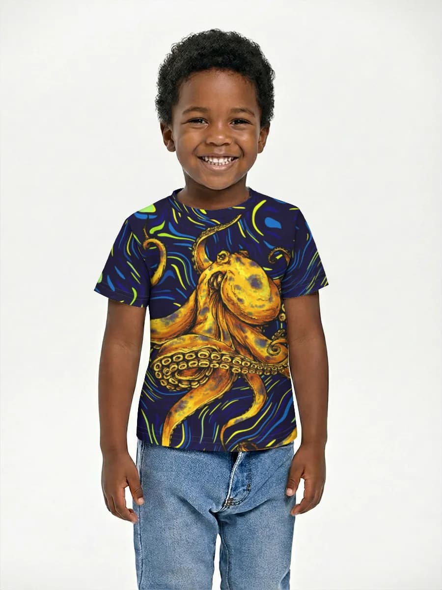 Children's cotton T-shirt (for boys. Copy)