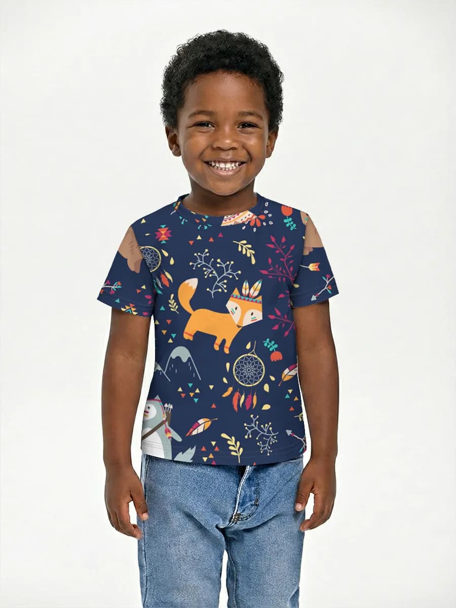 Children's cotton T-shirt (for boys. Copy)