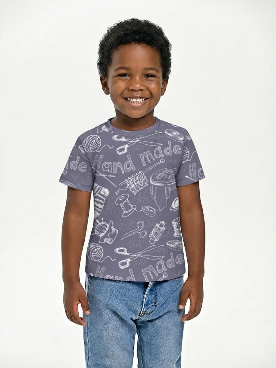 Children's cotton T-shirt (for boys. Copy)