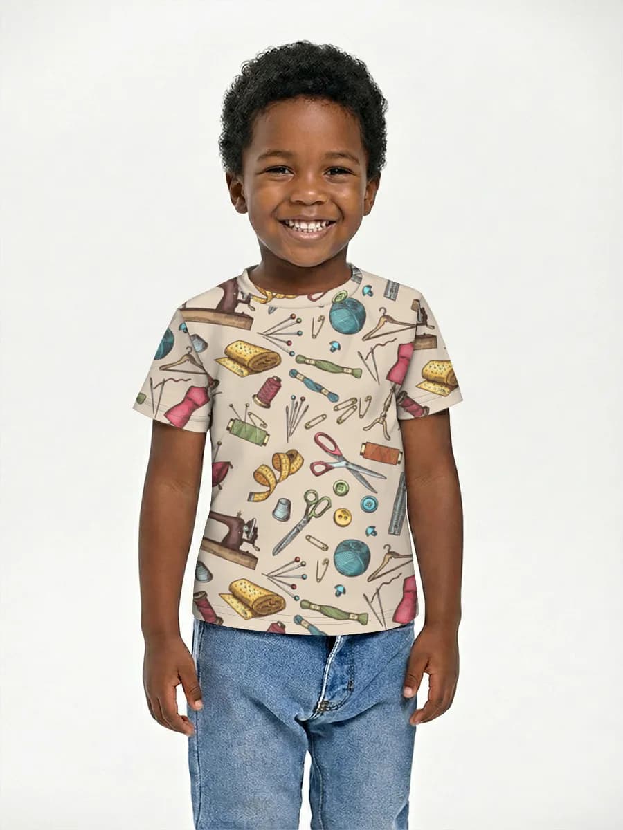 Children's cotton T-shirt (for boys. Copy)