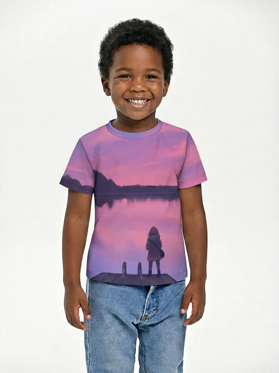 Children's cotton T-shirt (for boys. Copy)