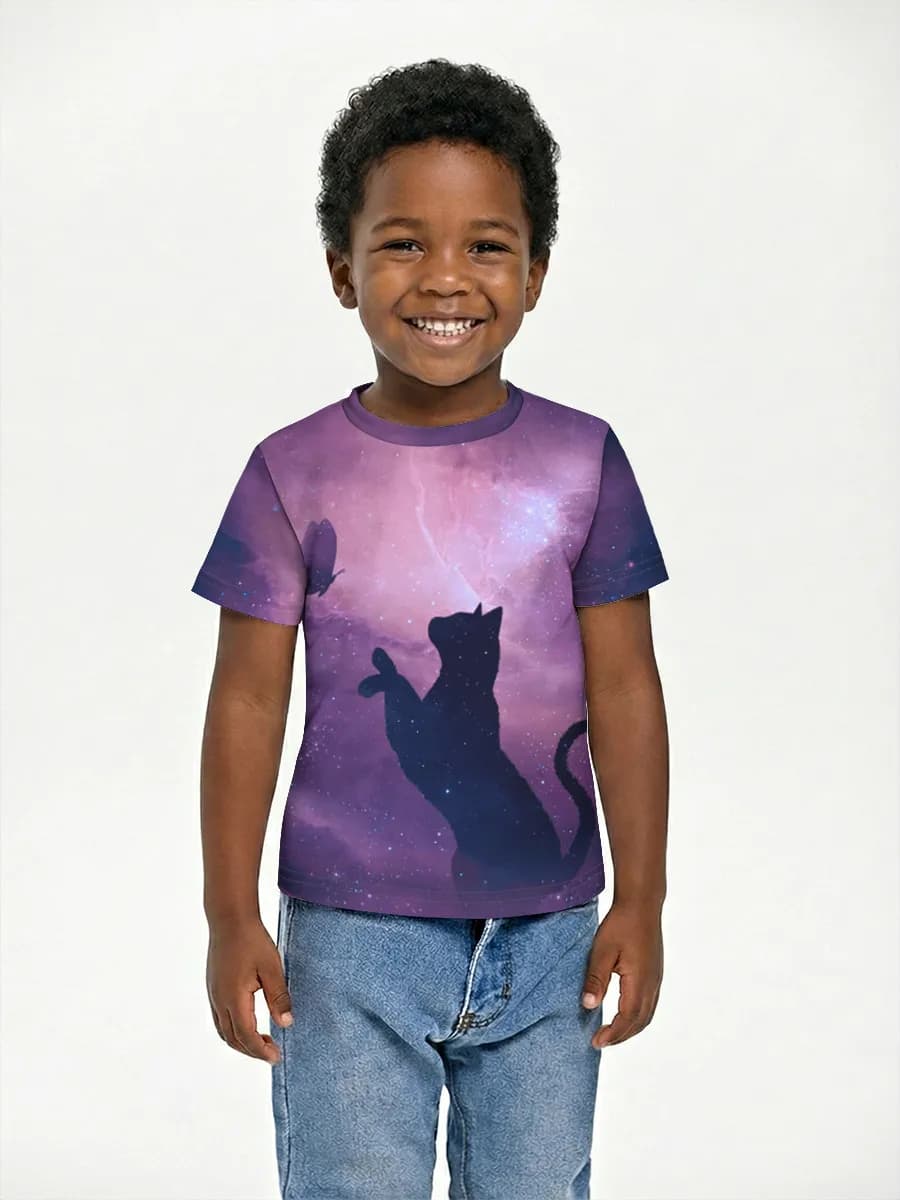 Children's cotton T-shirt (for boys. Copy)