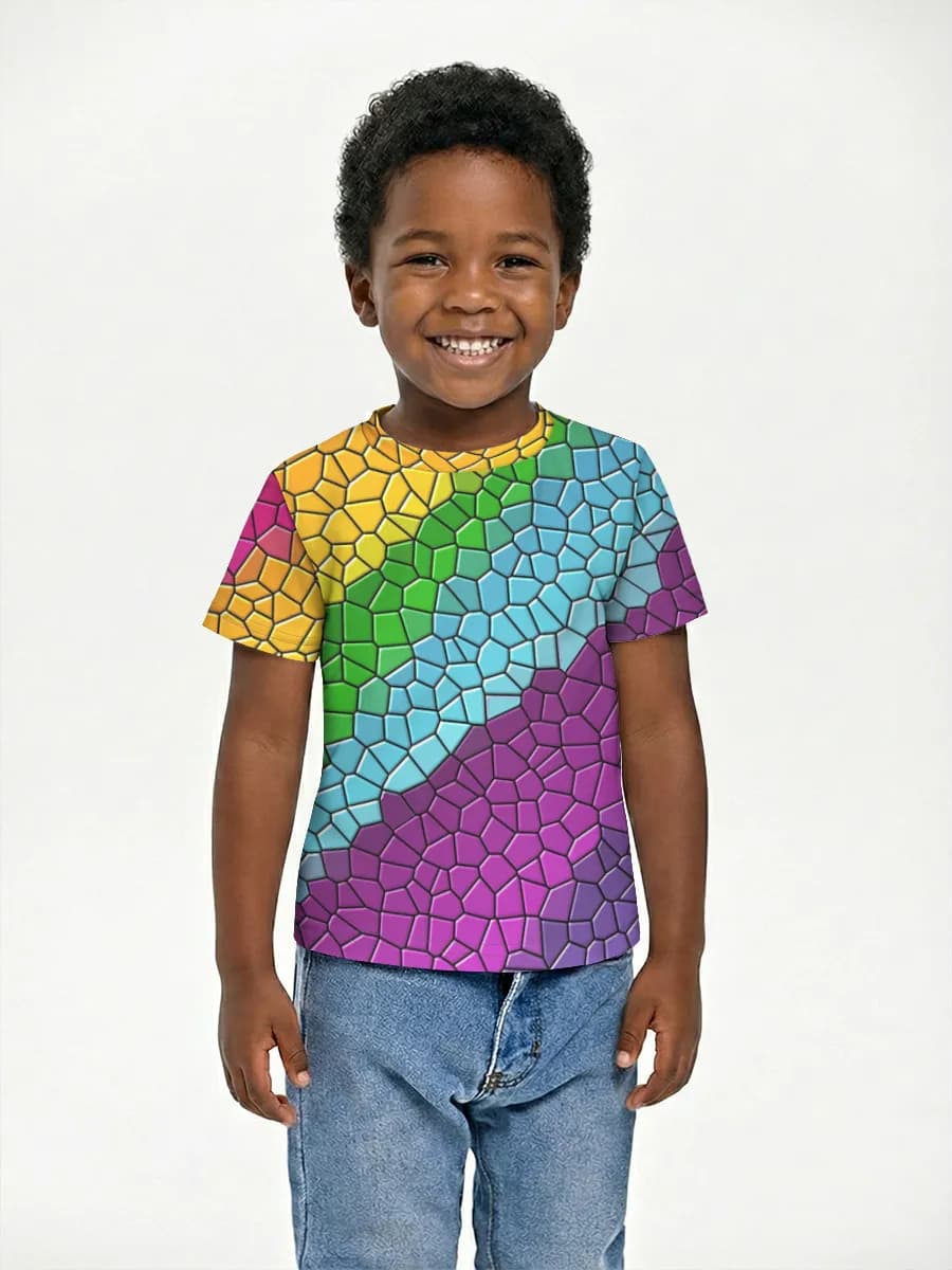Children's cotton T-shirt (for boys. Copy)