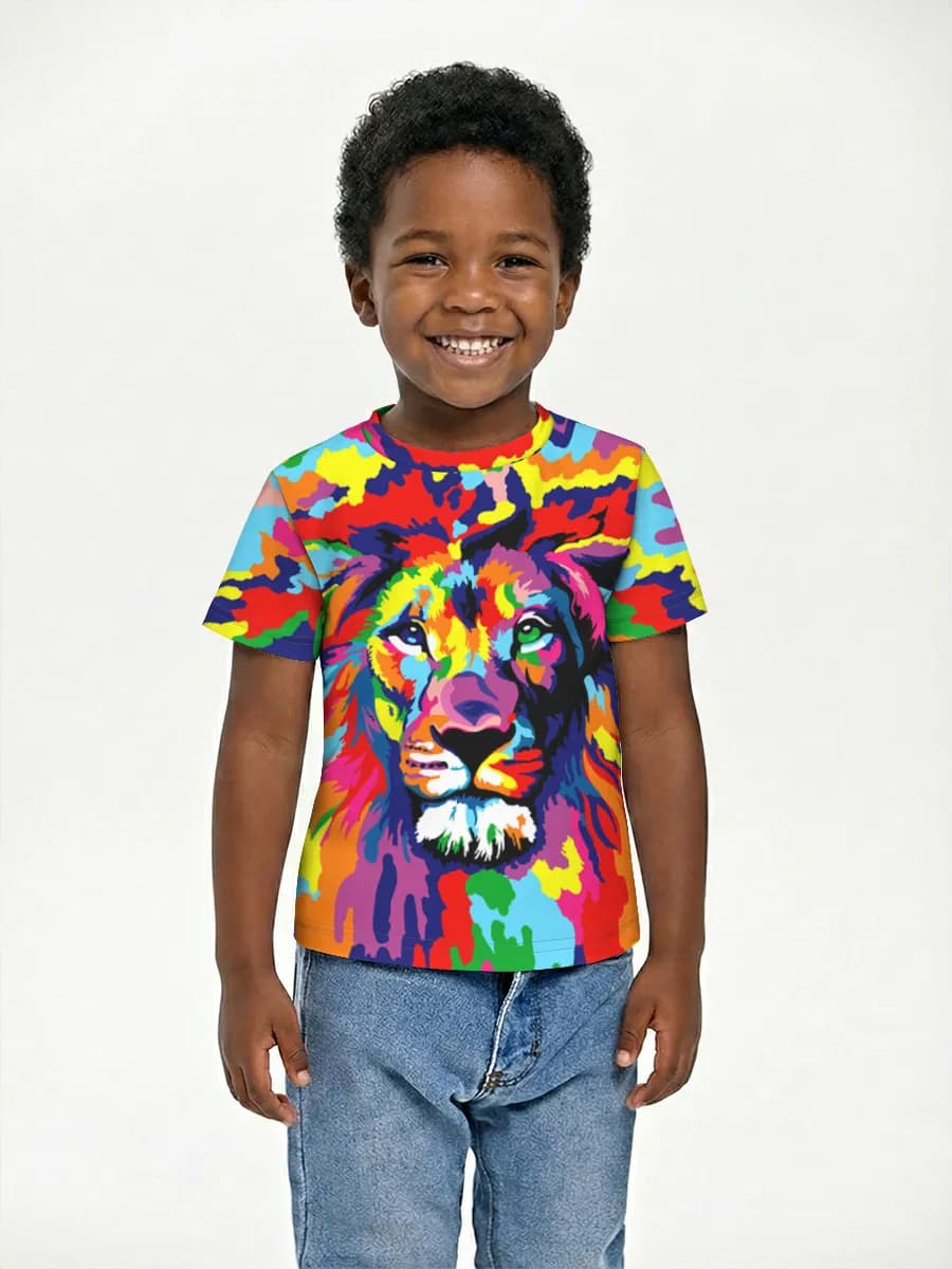 Children's cotton T-shirt (for boys. Copy)
