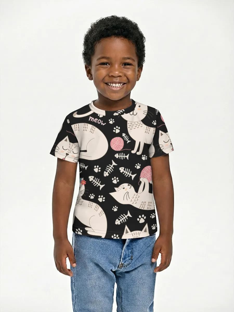 Children's cotton T-shirt (for boys. Copy)