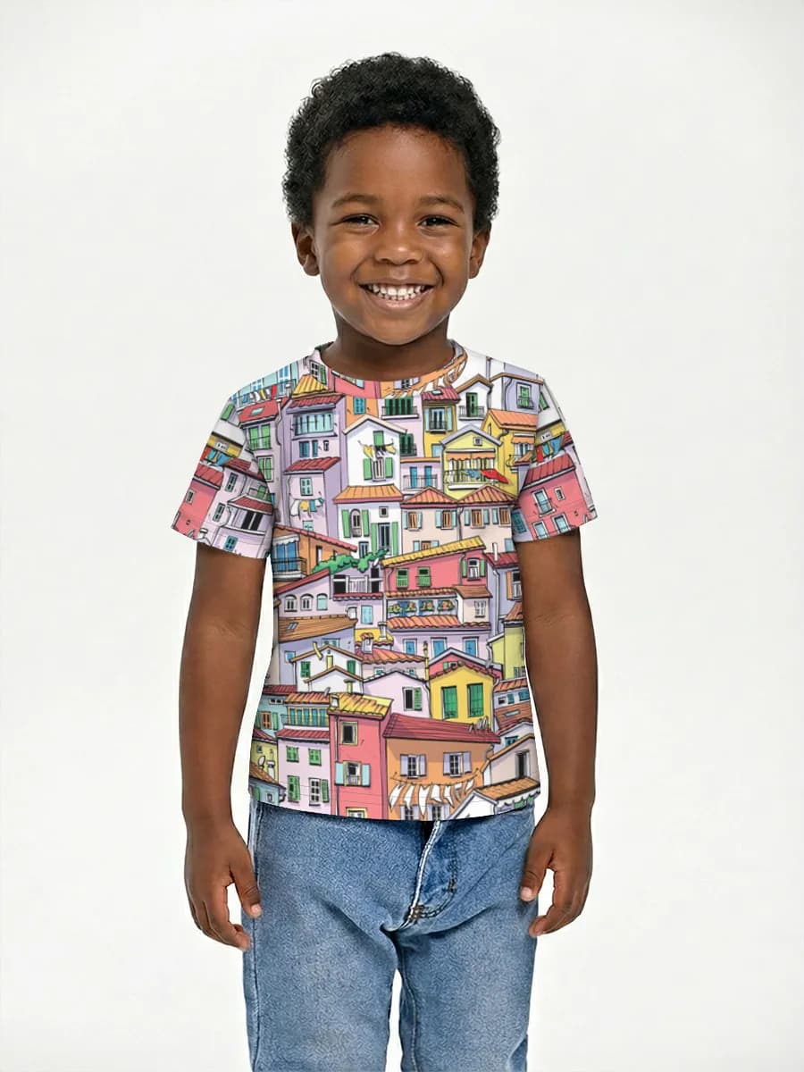Children's cotton T-shirt (for boys. Copy)
