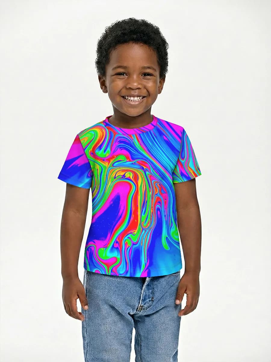 Children's cotton T-shirt (for boys. Copy)
