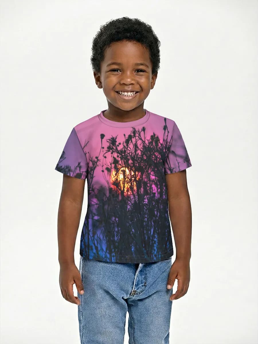 Children's cotton T-shirt (for boys. Copy)
